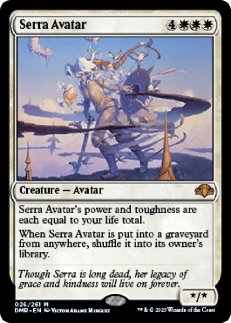 Serra Avatar (26) (Dominaria Remastered)