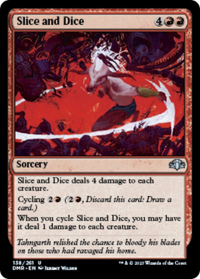 Slice and Dice (138) (Dominaria Remastered) (Foil)