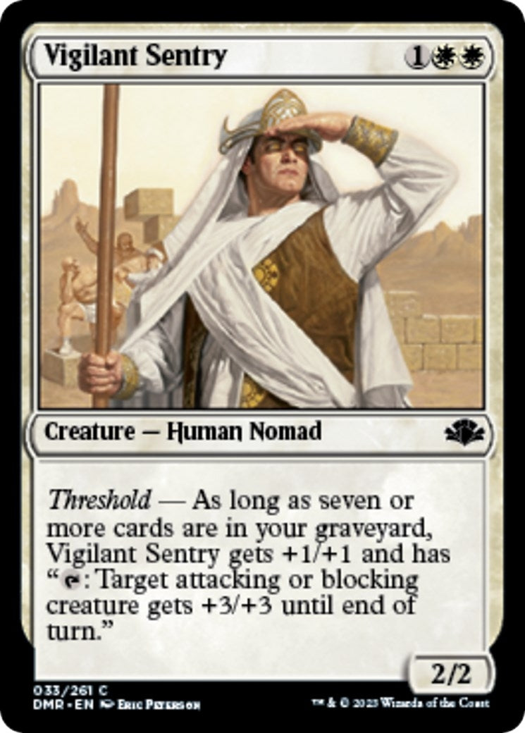 Vigilant Sentry (33) (Dominaria Remastered)