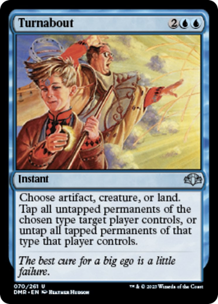Image for Turnabout (70) (Dominaria Remastered) (DMR) - Magic: The Gathering