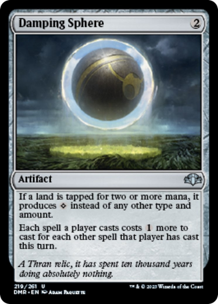 Image for Damping Sphere (219) (Dominaria Remastered) (DMR) - Magic: The Gathering