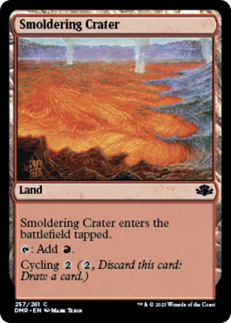 Smoldering Crater (257) (Dominaria Remastered)