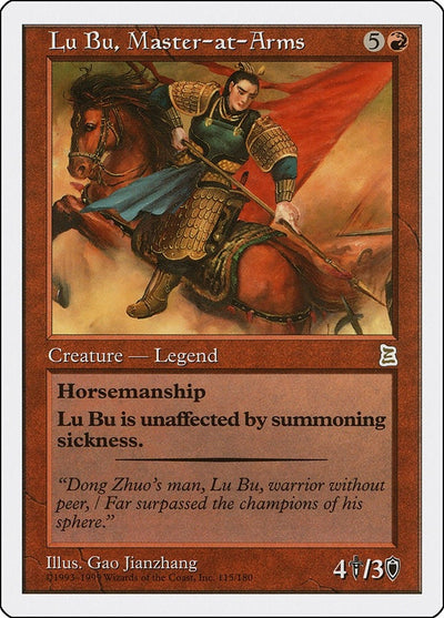 Lu Bu, Master-at-Arms (115) (PTK)