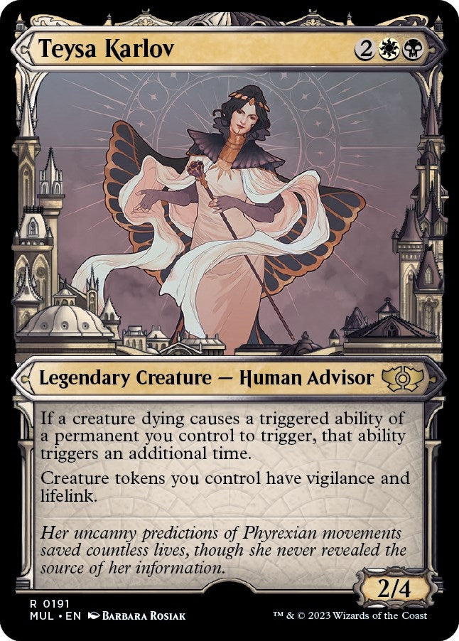 Teysa Karlov (Halo Foil) (191) (March of the Machine: Multiverse Legends) (Foil)