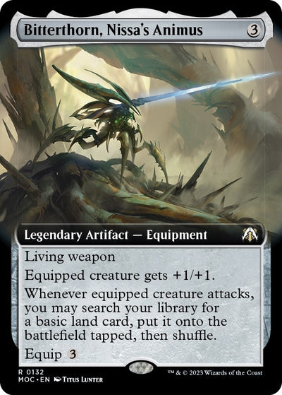 Bitterthorn, Nissa's Animus (Extended Art) (132) (March of the Machine)