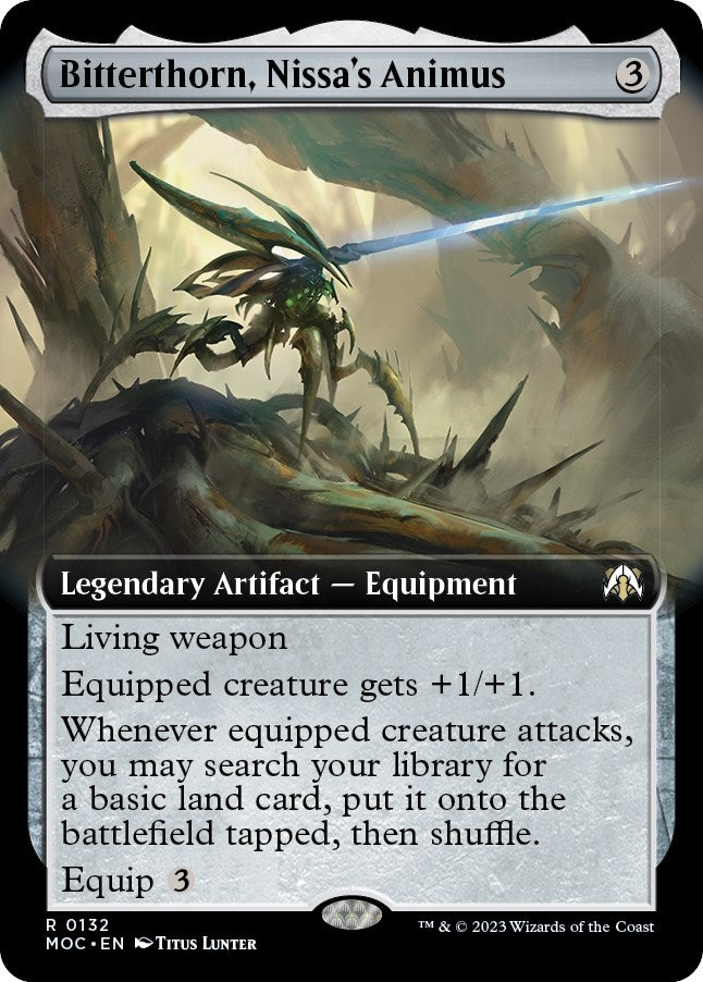 Bitterthorn, Nissa's Animus (Extended Art) (132) (March of the Machine)