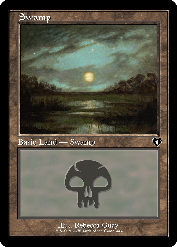 Image for Swamp (444) (Retro Frame) (444) (Commander Masters) - Magic: The Gathering