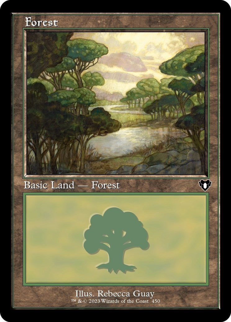Image for Forest (450) (Retro Frame) (450) (Commander Masters) (Foil) - Magic: The Gathering