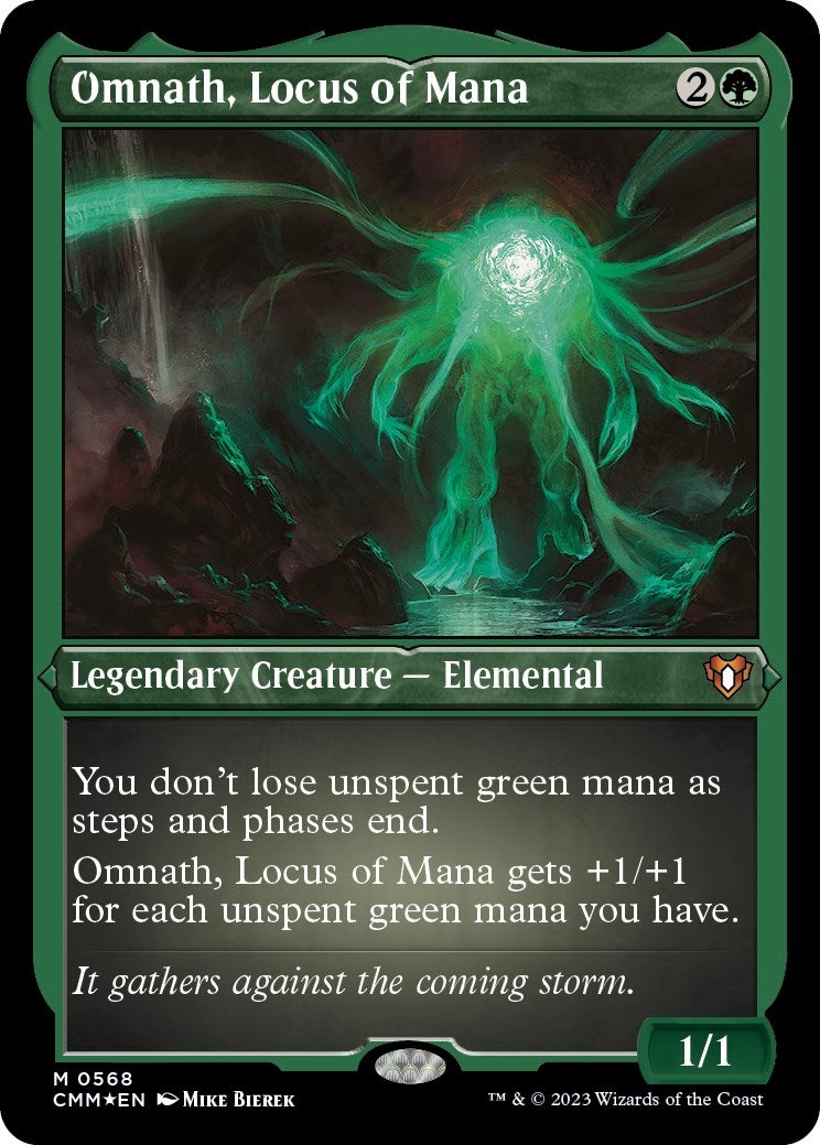 Image for Omnath, Locus of Mana (Foil Etched) (568) (Commander Masters) (Foil) - Magic: The Gathering