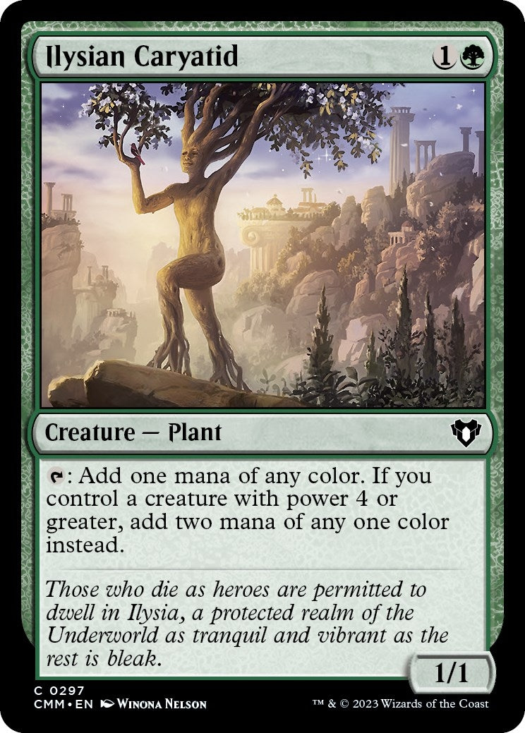 Image for Ilysian Caryatid (297) (Commander Masters) (Foil) - Magic: The Gathering