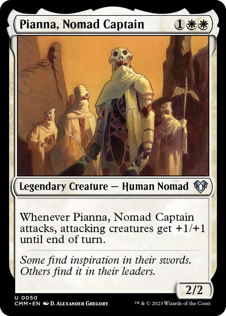 Image for Pianna, Nomad Captain (50) (Commander Masters) (Foil) - Magic: The Gathering