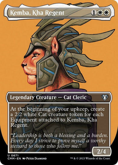 Kemba, Kha Regent (Borderless) (671) (Commander Masters) (Foil)