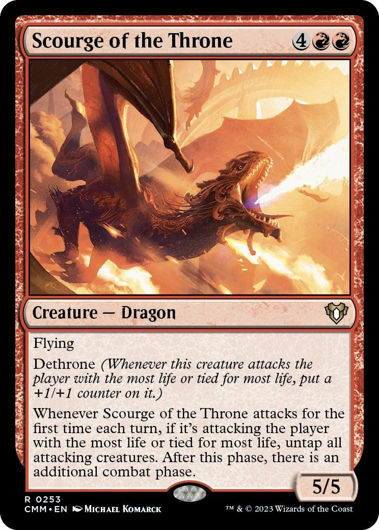 Image for Scourge of the Throne (253) (Commander Masters) (Foil) - Magic: The Gathering