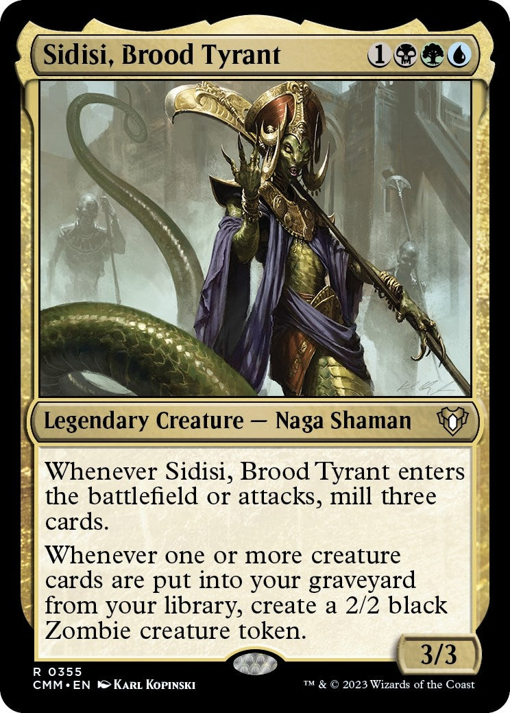 Image for Sidisi, Brood Tyrant (355) (Commander Masters) - Magic: The Gathering