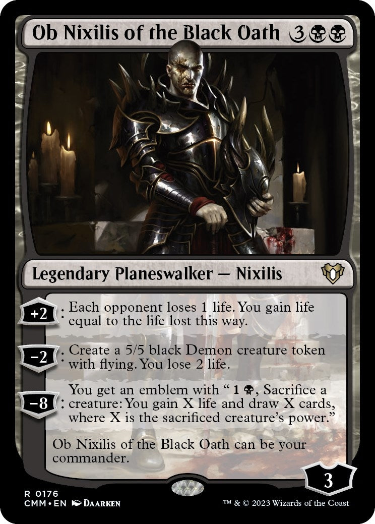 Image for Ob Nixilis of the Black Oath (176) (Commander Masters) (Foil) - Magic: The Gathering