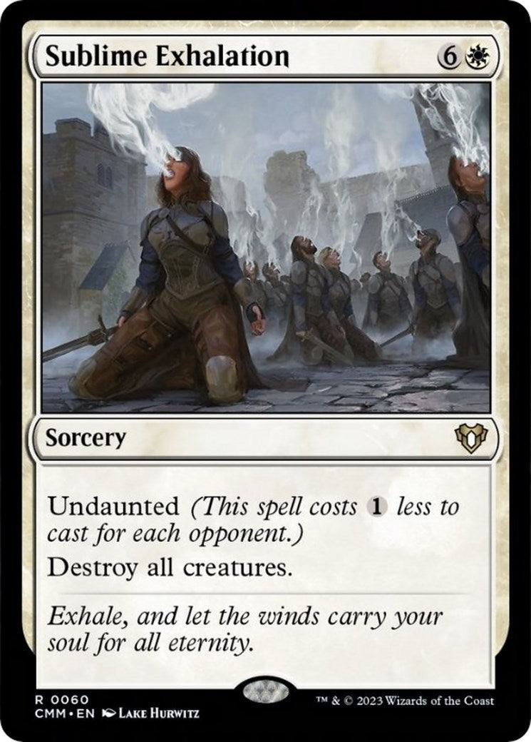 Image for Sublime Exhalation (60) (Commander Masters) (Foil) - Magic: The Gathering