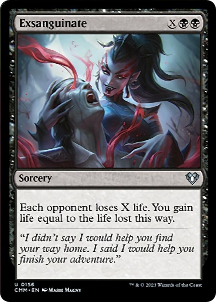 Image for Exsanguinate (156) (Commander Masters) - Magic: The Gathering