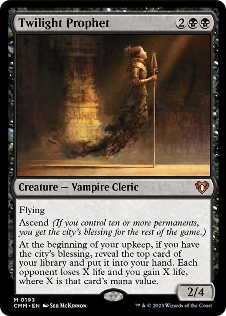 Image for Twilight Prophet (193) (Commander Masters) (Foil) - Magic: The Gathering
