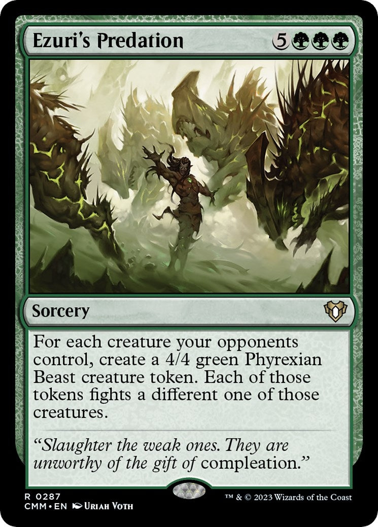 Image for Ezuri's Predation (287) (Commander Masters) - Magic: The Gathering