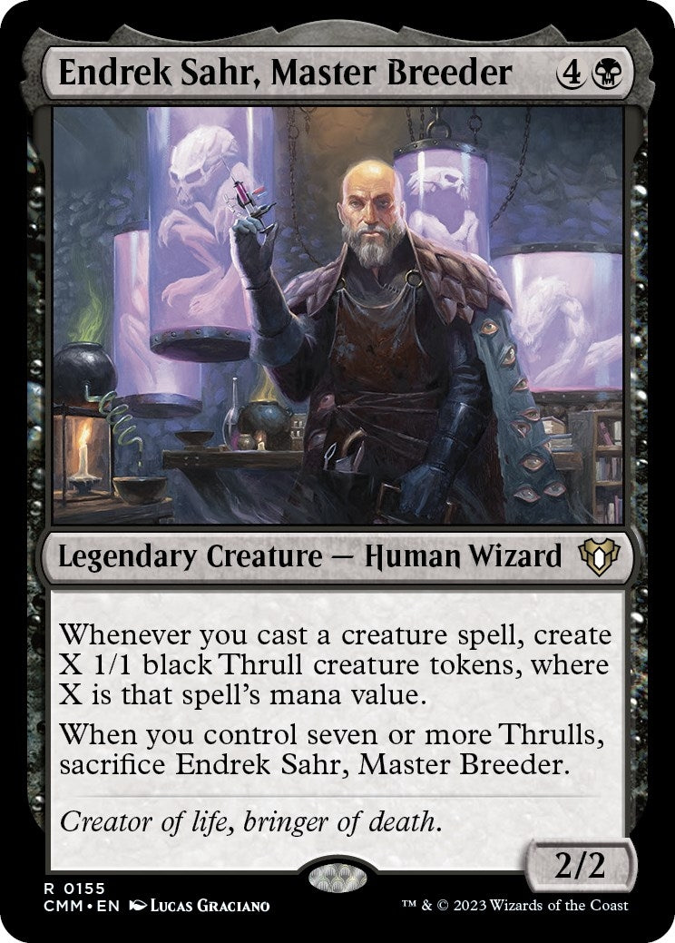 Image for Endrek Sahr, Master Breeder (155) (Commander Masters) (Foil) - Magic: The Gathering