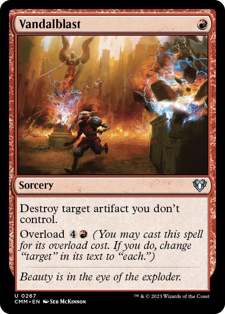 Image for Vandalblast (267) (Commander Masters) (Foil) - Magic: The Gathering