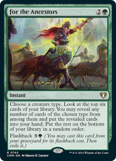 For the Ancestors (740) (Commander Masters)