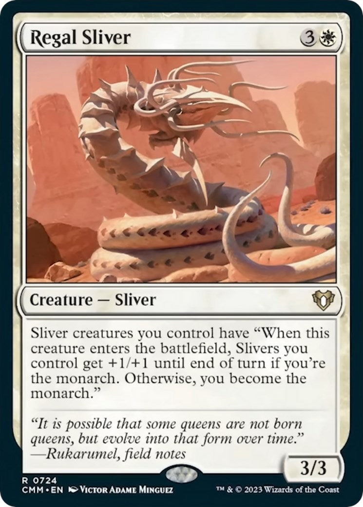 Image for Regal Sliver (724) (Commander Masters) - Magic: The Gathering