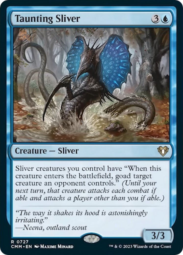 Image for Taunting Sliver (727) (Commander Masters) - Magic: The Gathering