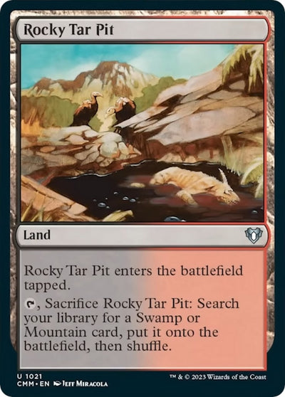 Rocky Tar Pit (1021) (Commander Masters)