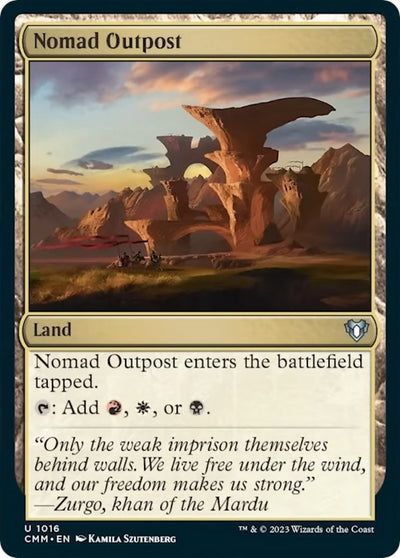 Nomad Outpost (1016) (Commander Masters)