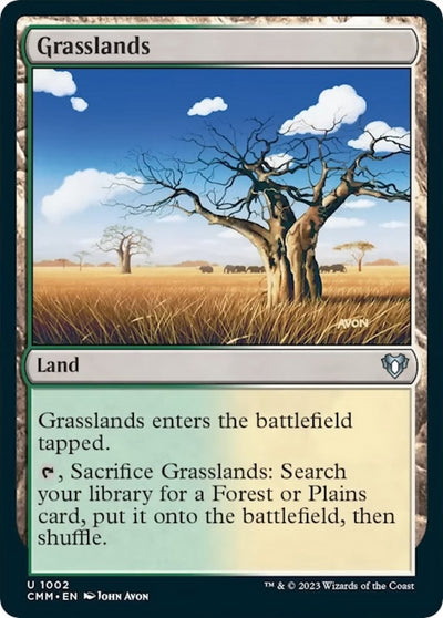 Grasslands (1002) (Commander Masters)