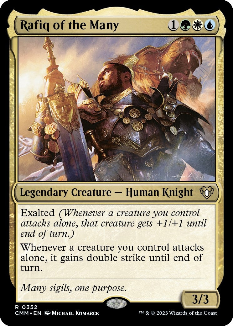 Image for Rafiq of the Many (352) (Commander Masters) - Magic: The Gathering