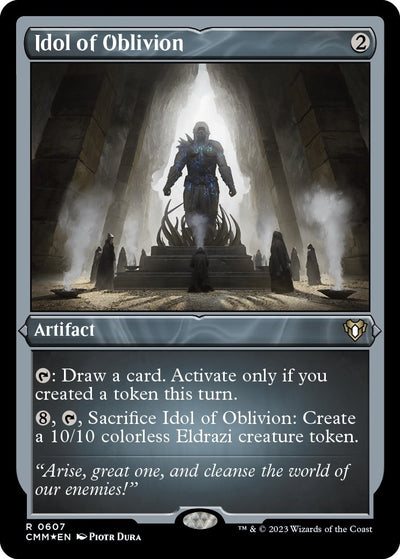Idol of Oblivion (Foil Etched) (607) (Commander Masters) (Foil)