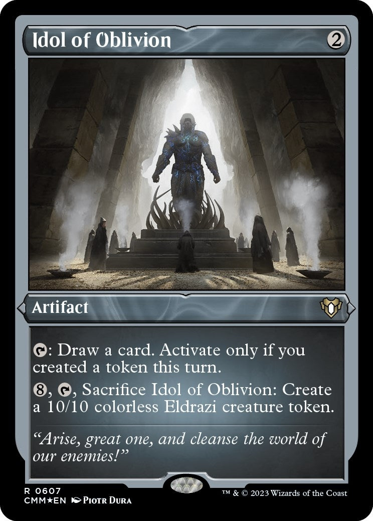 Image for Idol of Oblivion (Foil Etched) (607) (Commander Masters) (Foil) - Magic: The Gathering
