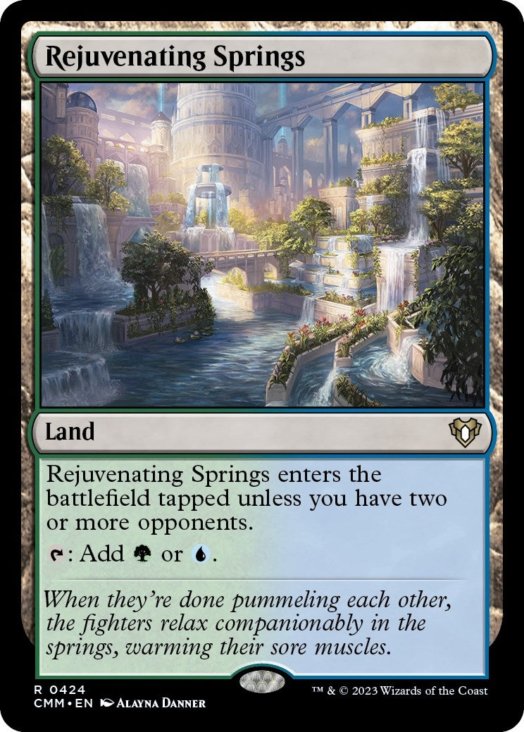 Image for Rejuvenating Springs (424) (Commander Masters) - Magic: The Gathering