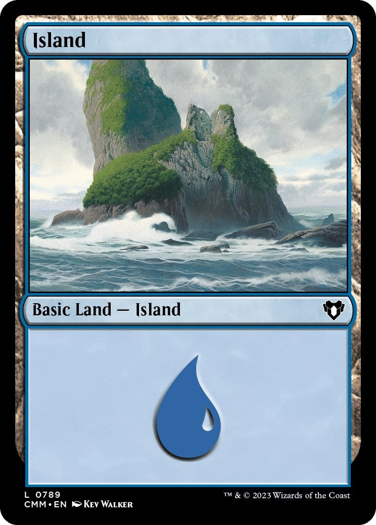 Image for Island (0789) (789) (Commander Masters) - Magic: The Gathering