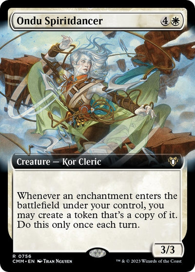 Ondu Spiritdancer (Extended Art) (756) (Commander Masters) (Foil)