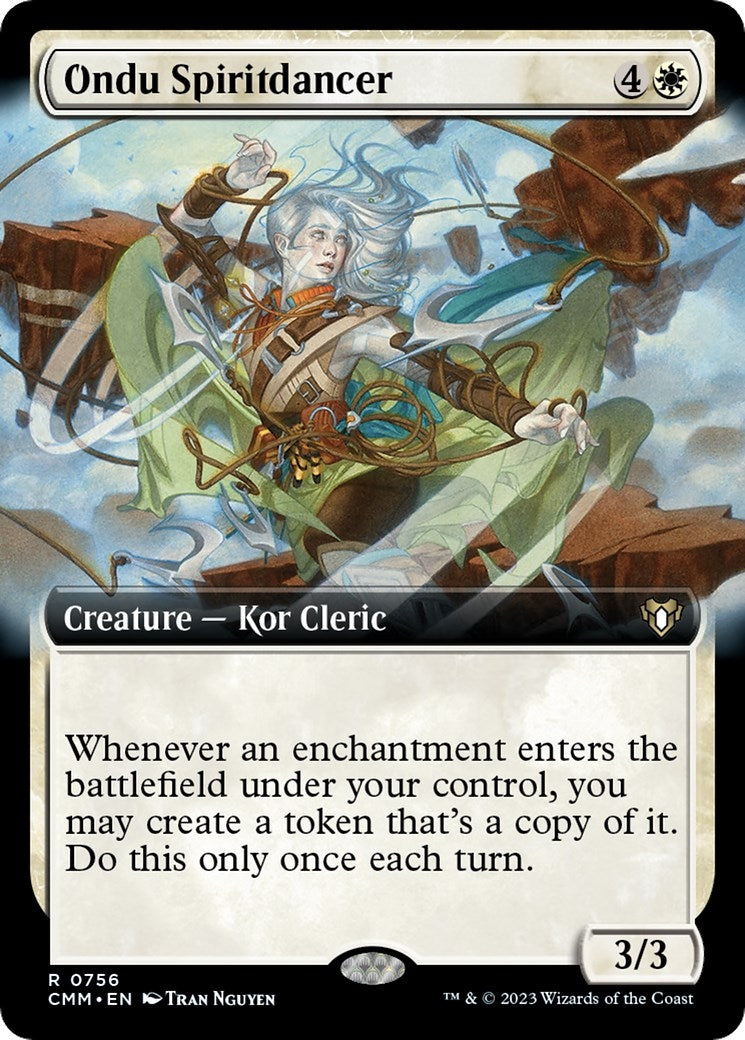 Image for Ondu Spiritdancer (Extended Art) (756) (Commander Masters) (Foil) - Magic: The Gathering