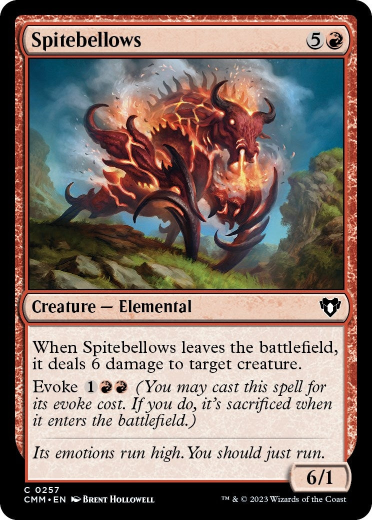 Image for Spitebellows (257) (Commander Masters) (Foil) - Magic: The Gathering
