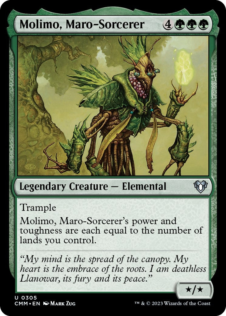 Image for Molimo, Maro-Sorcerer (305) (Commander Masters) (Foil) - Magic: The Gathering