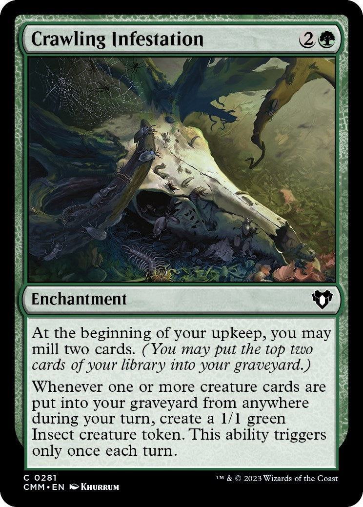Image for Crawling Infestation (281) (Commander Masters) - Magic: The Gathering