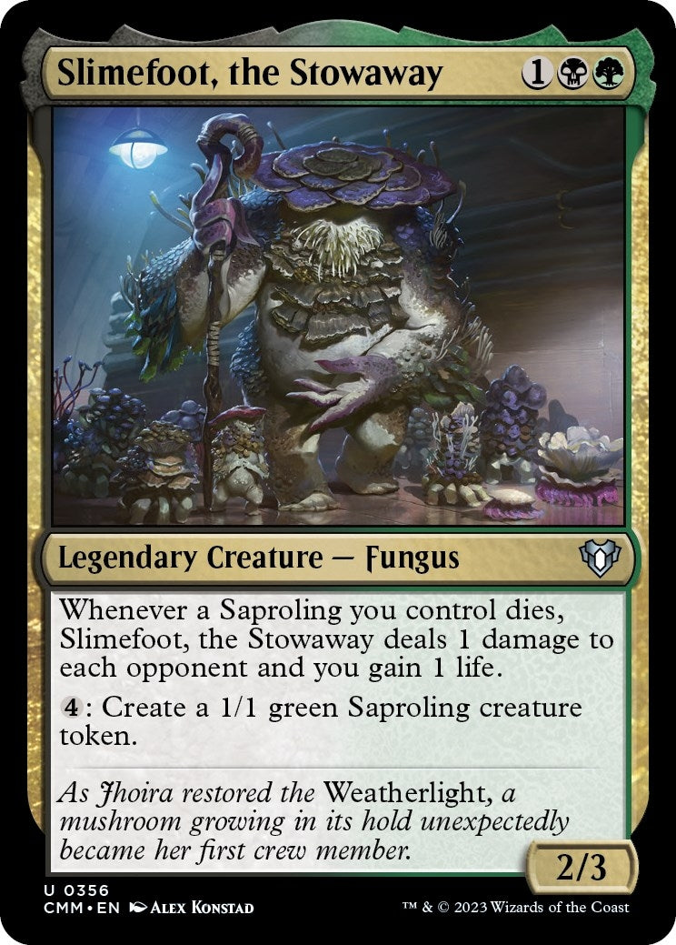 Image for Slimefoot, the Stowaway (356) (Commander Masters) - Magic: The Gathering