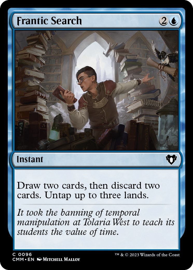 Image for Frantic Search (96) (Commander Masters) (Foil) - Magic: The Gathering
