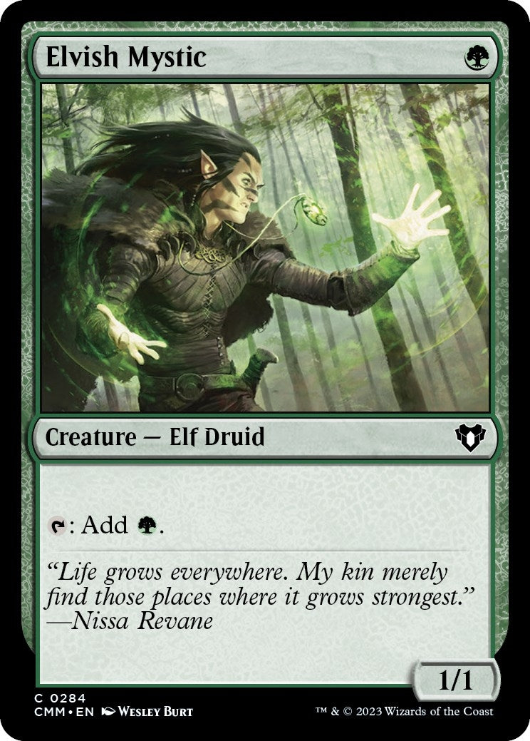 Image for Elvish Mystic (284) (Commander Masters) - Magic: The Gathering