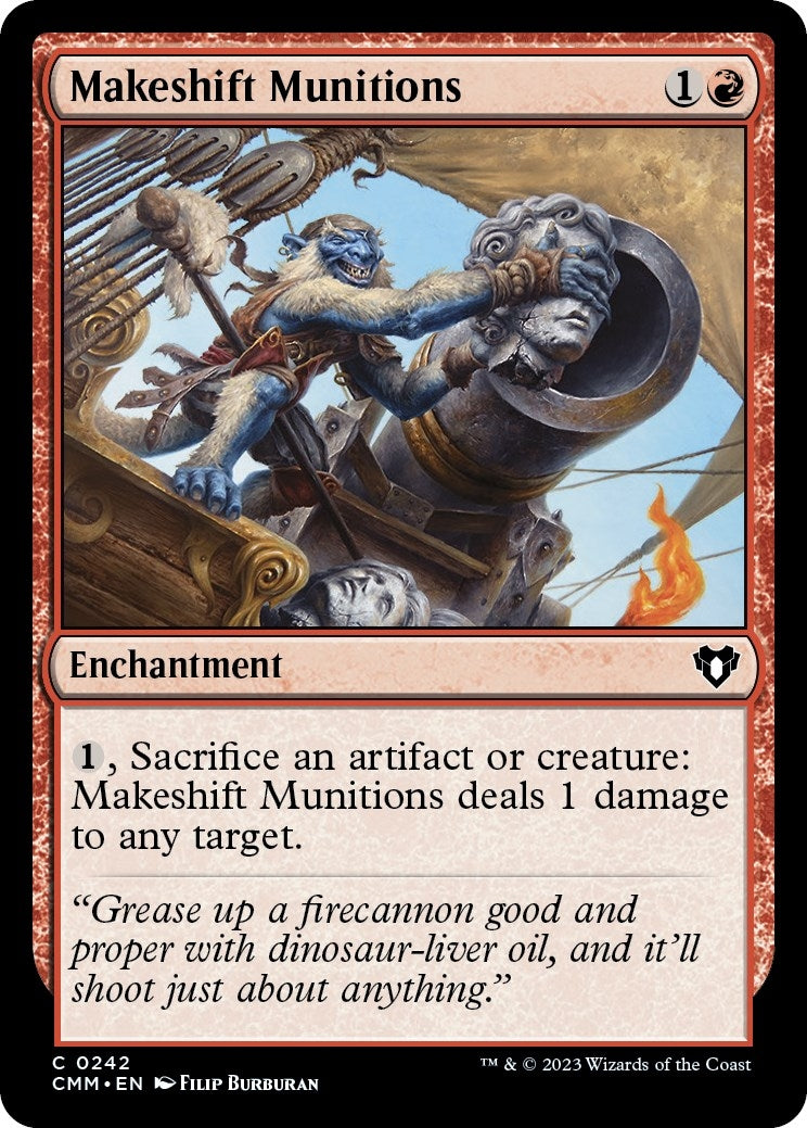 Image for Makeshift Munitions (242) (Commander Masters) (Foil) - Magic: The Gathering