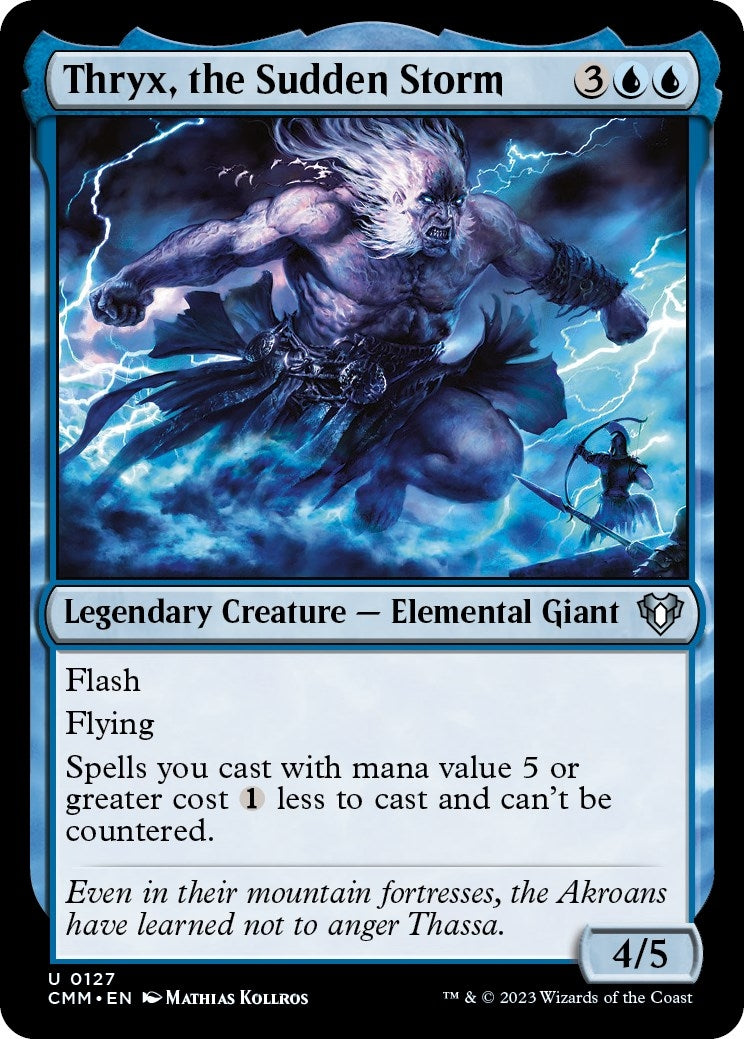 Image for Thryx, the Sudden Storm (127) (Commander Masters) - Magic: The Gathering