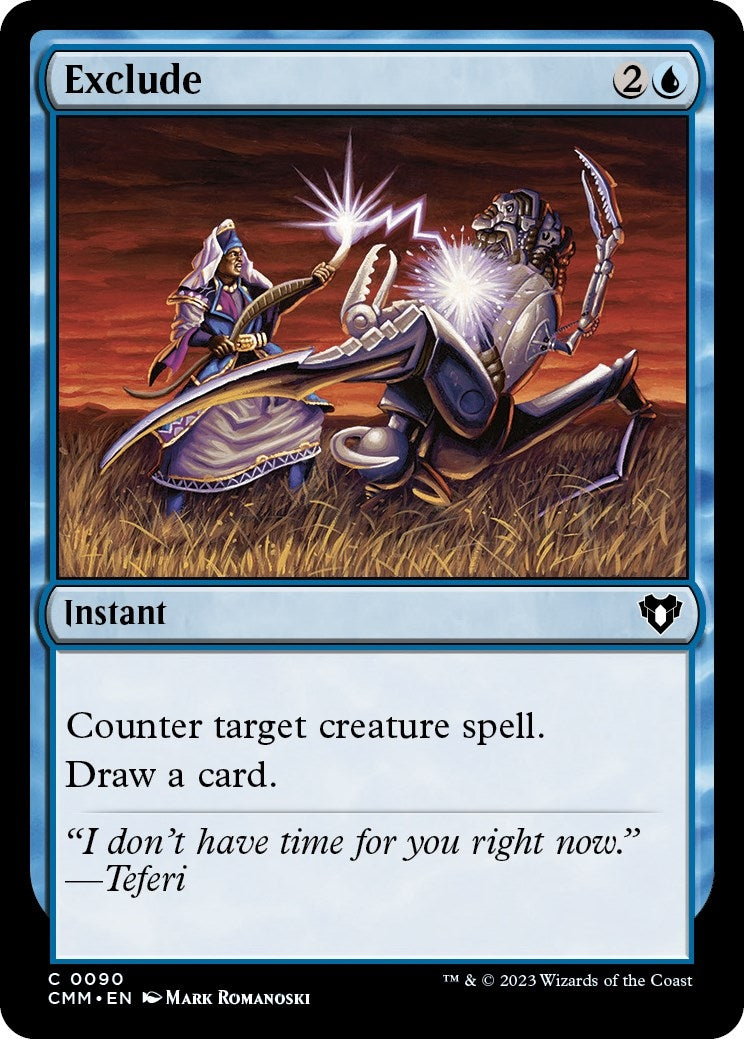 Image for Exclude (90) (Commander Masters) (Foil) - Magic: The Gathering
