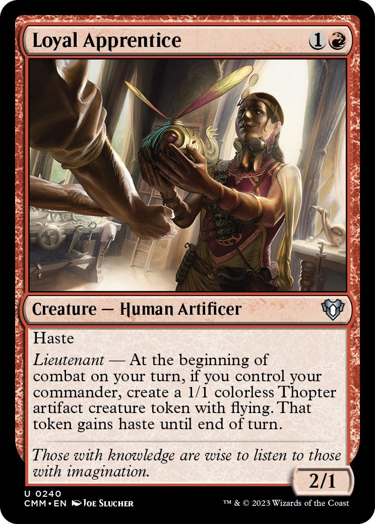 Image for Loyal Apprentice (240) (Commander Masters) - Magic: The Gathering