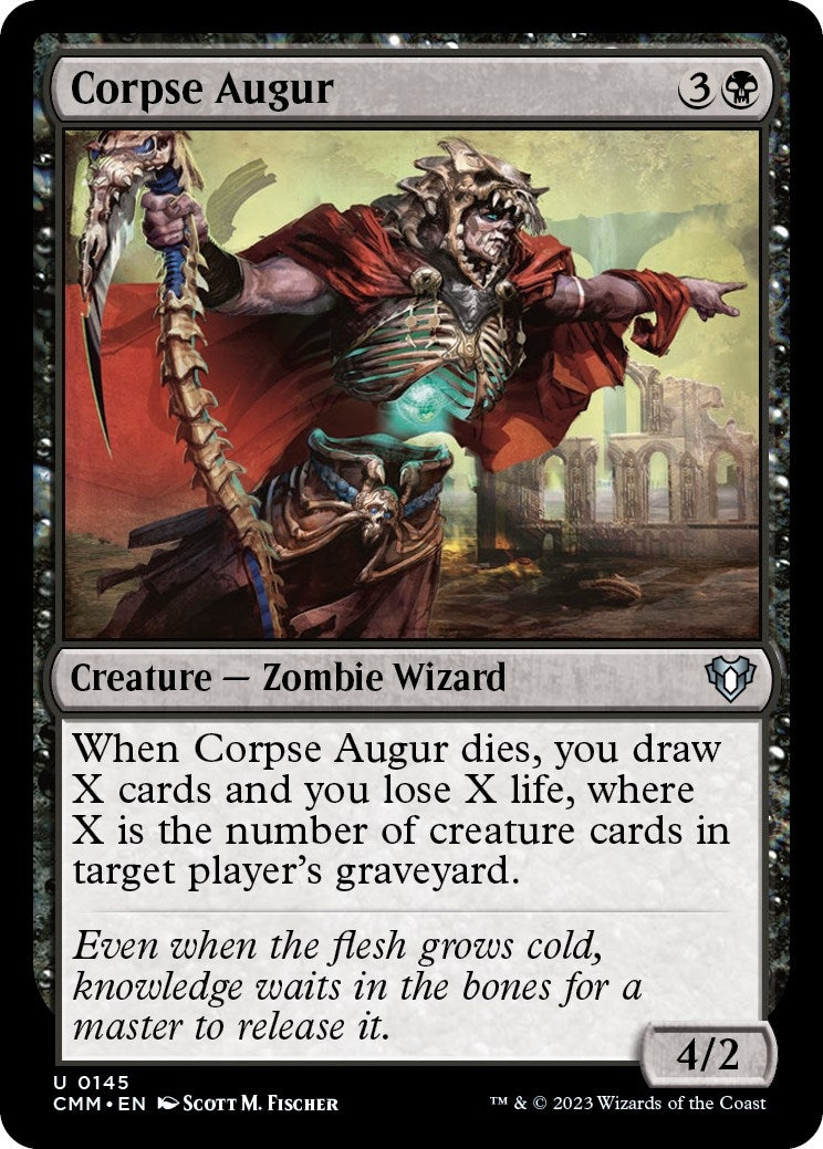 Image for Corpse Augur (145) (Commander Masters) (Foil) - Magic: The Gathering