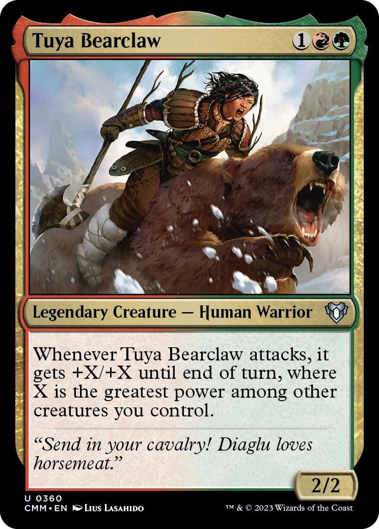Image for Tuya Bearclaw (360) (Commander Masters) (Foil) - Magic: The Gathering